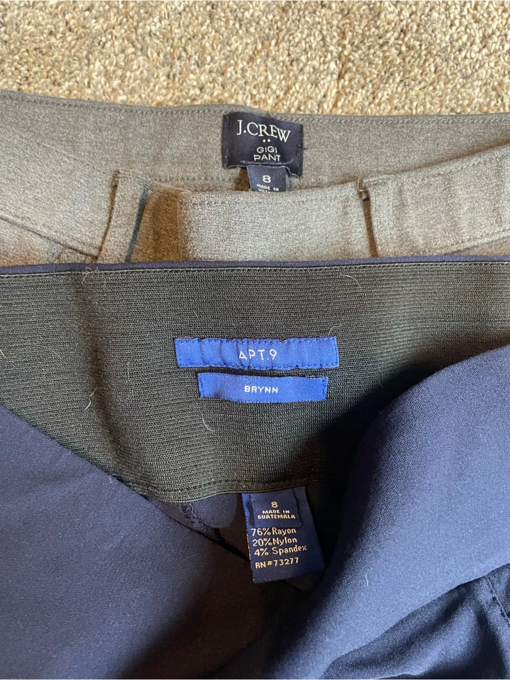 Capri Size 8 Bundle Navy and Heather Gray